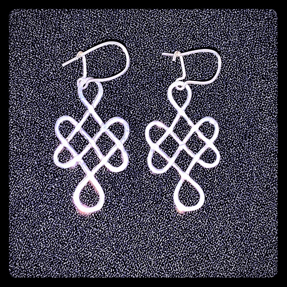 Sterling silver earrings 3cm